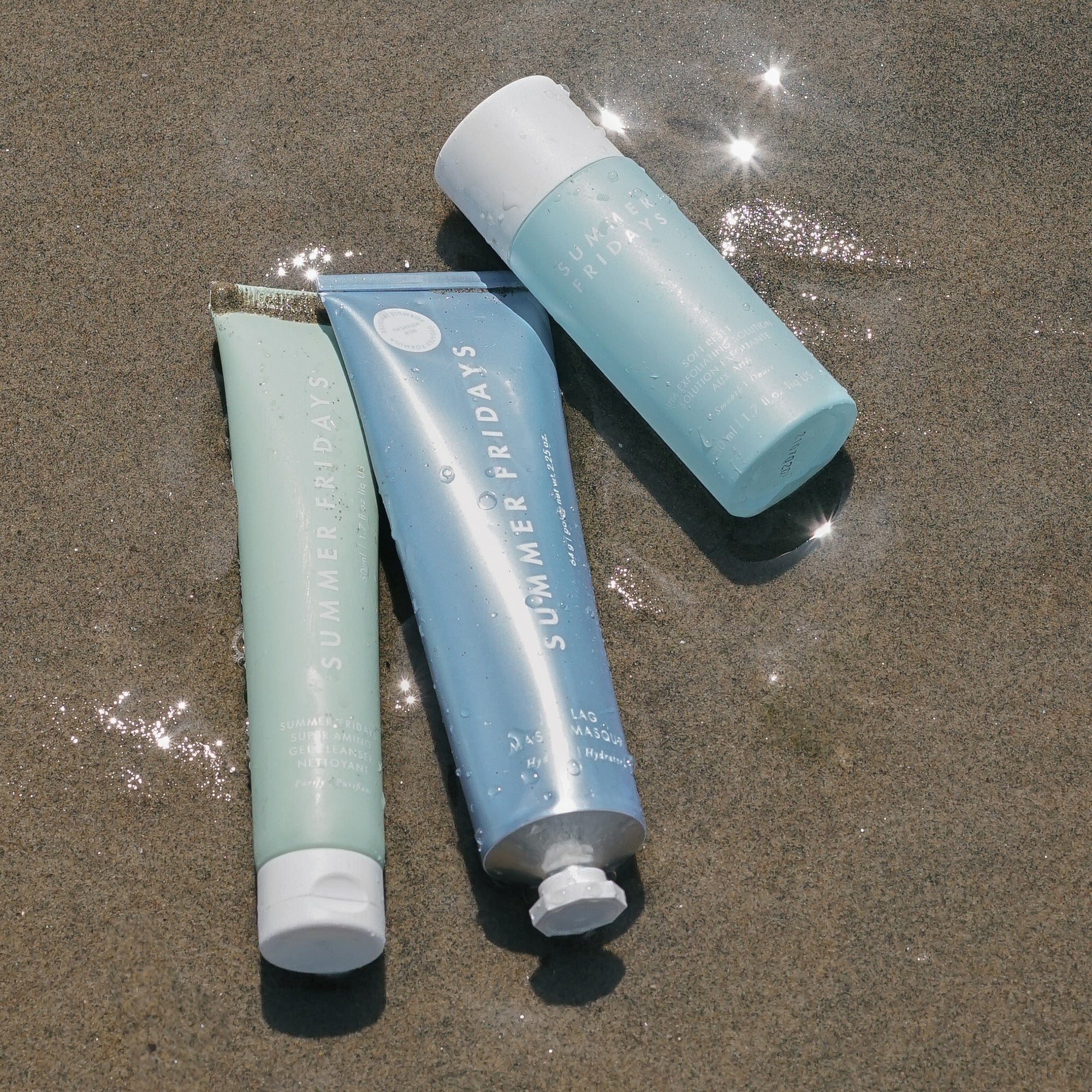 Skincare Regimen Set with Full Size Jet Lag Mask