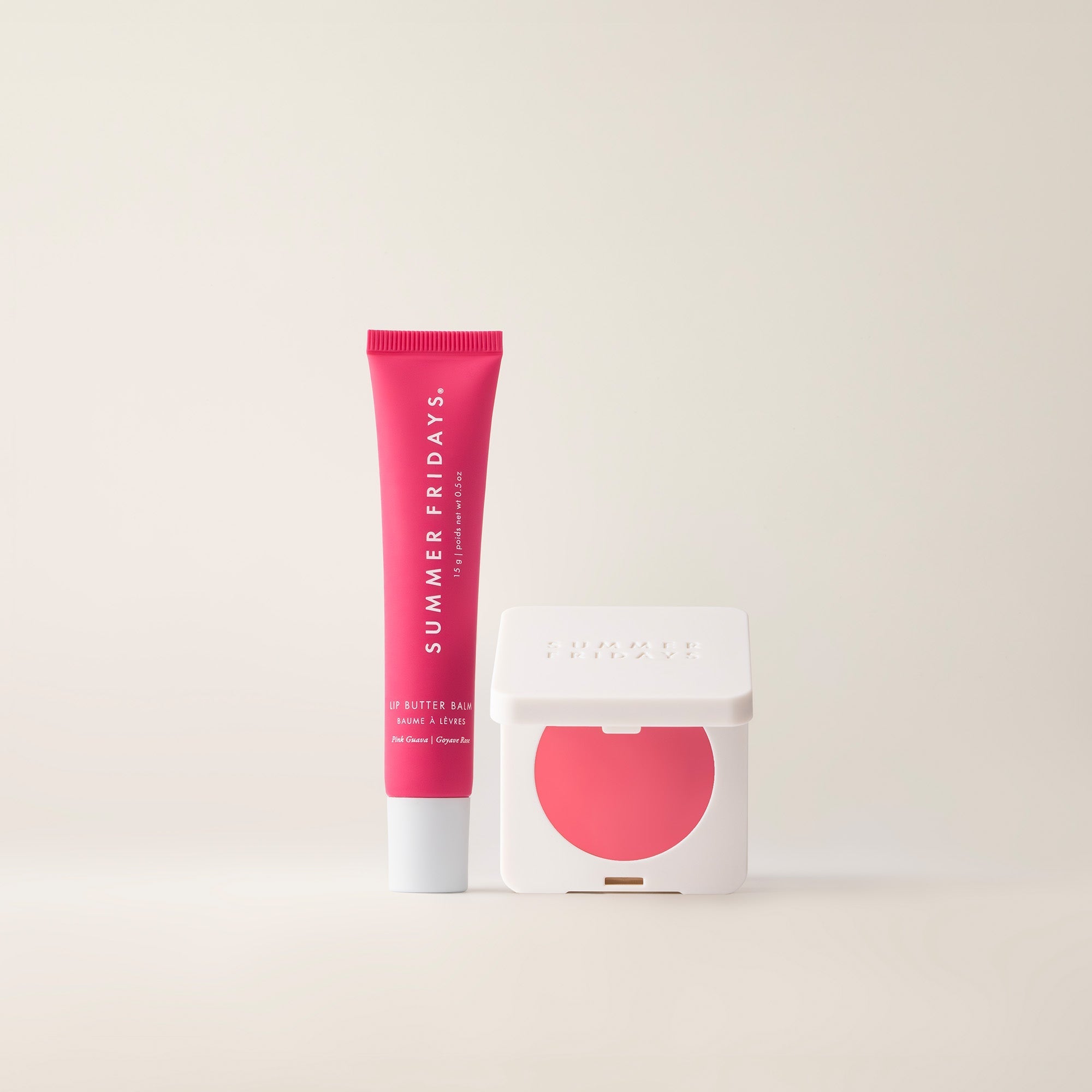 The Blush + Lip Duo (Pink Sunset + Pink Guava)